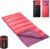 BISINNA Cotton Flannel Sleeping Bag for Adults Camping Sleeping Bag 3 Season Envelope Slepings with 2.2/3.3lbs Filling for Hiking Backpacking