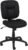 Amazon Basics Low-Back Office Desk Chair, Adjustable Height, 360 Degree Swivel, Fabric Upholstery, Black