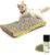 Cat Scratcher Cardboard 2 in 1 Reversible Scratching Pad Recyclable Corrugated Scratch Toy with Wave Shape Cat Scratch Lounge for Furniture Protection Scratch Board for Sweet Cats