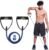 SLOVIC Resistance Tube for Men and Women(Blue 10kg) | Resistance Band Set & Exercise Bands for Workout | Resistance Band for Pull Up | Gym Equipment for Home Workout| Natural and Unbreakable Rubber