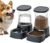Gardner Pet Automatic Dog Water Dispenser Gravity Stainless Steel Waterer & Food Feeder Set, 100% BPA Free Large Capacity Feeding Bowls for Medium & Large-Sized Dogs Cats Other Pets -(1 Gallon x2)