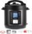 AGARO Imperial Electric Pressure Cooker, 6L, 14 Pre-Set multi Cooking Functions, Adjustable Pressure, Timer, Stainless Steel Pot, Pressure Cook, Slow Cook, Saute & More, Black