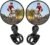 Bicycle Mirror, Bicycle Cycling Rear View Safe Mirrors, Adjustable Rotatable Handlebars Mounted Plastic Convex Mirror for Cycle (1 Pair)