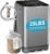 Portable Washing Machine, 25 LBS Full Automatic Apartment Washer with 10 Programs & 8 Water Levels, Low Noise Clothes Washing Machines with LED Display for Camping, Apartment(Grey)