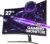 CRUA 27″ Curved Gaming Monitor, 180Hz/200Hz FHD 1080P VA Screen 1500R Computer Monitors, 1ms(GTG) with FreeSync, Low Motion Blur, DisplayPort, HDMI, Support Wall Mount Install- Black