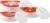 Milton New Marvel Jr Inner Steel Casserole Gift Set of 3, White