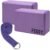 High Density Foam Yoga Block Brick Set of 2 with Yoga Strap for Improve Strength, Aid Balance, and Flexibility (Multicolor)