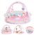 4-in-1 Baby Play Mat & Baby Play Gym,Baby Girl Play Mat Activity Gym, Pink Donut Tummy Time Mat for Babies and Toddlers, Infant Activity Center for Newborn to Develop Motor Cognition