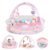 4-in-1 Baby Play Mat & Baby Play Gym,Baby Girl Play Mat Activity Gym, Pink Donut Tummy Time Mat for Babies and Toddlers, Infant Activity Center for Newborn to Develop Motor Cognition