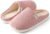HUXMEYSON Slippers for Women, Womens Slippers Indoor Outdoor with Memory Foam, Cozy & Warm House Slippers for Woman with Anti-Slip Rubber Sole