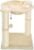 Amazon Basics Cat Tower with Hammock and Scratching Posts for Indoor Cats, 15.8 x 15.8 x 19.7 Inches, Beige