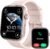 Smart Watches for Women for Android iPhone, [1.99″ AMOLED Screen] Smartwatch Fitness Tracker with Bluetooth Calls, AI Control, Heart Rate/SpO2/Sleep Monitor, 12 Days Battery, 3ATM Waterproof – Pink