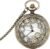 Pocket Watch Pendant with Chain for Husband Unique Memorable Gift Dual Purpose Stainless Steel Clock for Men (YBWATCH_0034)