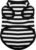 Paiaite Dog Striped Shirt Happy Color Cotton Sleeveless Puppy Dog Shirts Breathable Pet Apparel Tank Top Colorful Puppy Sweatshirt Dog Clothes for Small Medium Dogs Black S