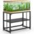 Fish Tank Stand 40 Gallon, Metal Aquarium Stand 36.5″ L x 18.5″ W*29.5”H, Double-Layer Storage Design, Suitable for Home and Office Use, 660LBS Capacity, Black (Tank not Included)