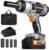 AVID POWER Impact Wrench 1/2” Drive w/Max Torque 330 ft-lbs (450N.m), 20V Cordless Impact Wrench w/ 3.0A Li-ion Battery, 4Pcs Drive Impact Sockets, Fast Charger, Tool Bag (Grey)