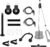 Bicep,Triceps Exercise Home Gym Equipment Weight Cable Pulley System Gym With 360° Rotation Portable Upgraded Lat Pull Down Cable Machine Attachments Weight Loading Pin