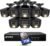 ANNKE 3K Lite Security Camera System Outdoor with AI Human/Vehicle Detection, 8CH H.265+ DVR and 8 x 1920TVL 2MP IP67 Home CCTV Cameras with Smart Dual Light, Color Night Vision, 1TB Hard Drive – E200