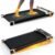2 Side Walking Pad with Incline Massage Function, 2 in 1 Under Desk Walking Pad and Foot Massager Treadmills for Home/Office, Portable Treadmill with Remote Control LED Display