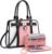 Handbags Sets For Women Shoulder Bags Top Handle Work Satchel Tote Purses Set With Matching Wallet 2pcs