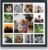Personalised Photo Collage Frames (Size 13×13 Inches, 13 Photos Black Frame)