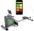 ShareVgo Smart Rower Folding Magnetic Rowing Machine with Free APP for Indoor Full Body Workout Log and Performance Track, Bluetooth LCD Monitor & Tablet Holder, Max Weight 300 lbs Ergometer – SRM1000
