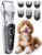 oneisall Dog Clippers for Grooming Thick Hair, Low Noise Cordless Dog Shavers, 2-Speed Pet Hair Trimmer Grooming Kit for Home Groomer