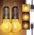 Rechargeable Camping Lights, Waterproof LED Tent Lights with USB Cable, 3 Modes Hanging Camping Lantern, Hanging Lamp for Hiking, Emergency, Camping, Household, Car Repairing(1PCS)