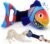 Large Squeaky Dog Toys : Plush Stuffed Puppy Toys with Crinkle Paper-Tug of War Dog Toys for Small, Medium and Large Dogs