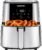 Chefman TurboFry® Touch Air Fryer, XL 8-Qt Family Size, One-Touch Digital Control Presets, French Fries, Chicken, Meat, Fish, Nonstick Dishwasher-Safe Parts, Automatic Shutoff, Stainless Steel