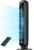Dreo Tower Fan for Bedroom, 25ft/s Velocity 28dB Quiet Floor Fan, 90° Oscillating Fans for Indoors with 4 Speeds, 4 Modes, 8H Timer, Bladeless Standing Fan, Black, Nomad One (DR-HTF007)