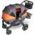 Tandem Wagon Stroller – All-Terrain 2-in-1 Push & Pull Design, Double Seat Capacity, Large Storage, Adjustable Canopy, Removable Child Tray for Kids Outdoor Adventures & Family Outings
