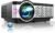 Egate Bluetooth Projector, Full HD 1080p Native with 4k TV stick support, 300 ANSI, 210″ Max Screen Size | Inbuilt Speaker | AV, VGA, HDMI, SD Card, USB, Audio Out | (i9 Pro-Max, Black)