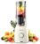 Nutri Pure 105 W Cold Press Slow Juicer| All-in-1 Fruit & Vegetable Juicer | Spiral Auger with Stainless Steel Prong | 800ml Large Size Juicing Cup | 2 Years Manufacturer Warranty (White)