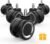 Office Chair Wheel Safe for All Floor,No Mats Needed,Heavy-Duty Chair Wheels 1000lbs, Noise Free & Smooth Gliding,Universal Fit Office Chair Casters Set of 5(Sliver)