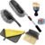 Azaria 5 PCS Microfiber Car Duster Kit – Interior & Exterior Car Cleaning Detailing Tool Scratch & Lint Free, Pollen Removing Extendable Long Handle Duster for Car & Motorcycle car Accessories (A1)