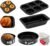 Casa Azul 3-Pcs Non-Stick Bakeware Cake Tin Set | Muffin Tray, Bread Mould, & Round Cake Mould for Baking, BPA Free Heavy-Duty Carbon Steel Baking Pan, Microwave & OTG Oven Safe Cake Mould for Baking