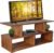 Engineered Wood Wallnut Colour TV Table Entertainment Unit Display Storage Cabinet Rack with Decor Shelf (Wenge Finish)