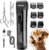 Dog Clippers for Grooming, 2600mAh 5-Speed Dog Grooming Clippers with LCD Display, Low Noise, Cordless Pet Hair Clippers Trimmer for Dogs Cats