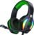 FC100 Gaming Headset with Microphone for PS4, PS5, Switch, Xbox, PC, Mac, Gamer Headset with RGB Light, Computer Headphones with Mic