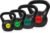 Wide Grip 3-Piece or 4-Piece Kettlebell Exercise Fitness Weight Set, Include 5 lbs, 10 lbs, 15 lbs and 20 lbs, Set of 3 or Set of 4
