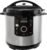 MegaChef 12 Quart Digital Pressure Cooker with 15 Preset Options and Glass Lid, Silver