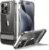 ESR for iPhone 15 Pro Max Case, Metal Kickstand Case, 3 Stand Modes, Military-Grade Drop Protection, Supports Wireless Charging, Slim Back Cover with Patented Kickstand, Boost Series, Clear