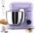 3-IN-1 Electric Stand Mixer, 6.5QT Bowl 660W 10-Speed Kitchen Mixer, Household Food Mixers include Dough Hook, Beater and Whisk, Bread Cake Mixer for Baking and Most Home Cooks, Purple