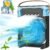 Portable Air Conditioners – Small Portable AC Quiet Personal Air Cooler,USB Powered Mini Desktop Cooling Misting Fan, 1/2/3 H Timer, 3 Speeds,360°Adjustment,for Office, Home, Room,Desk,Car – Black