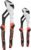 HORUSDY 2-Pliers Groove Joint pliers Set, 8 & 10-Inch Adjustable Water Pump Pliers