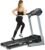 Treadmill with Auto Incline – 300 lb Capacity, 3.0HP Folding Electric Treadmill Up to 8.5 MPH Speed, Running Machine with 17.5″ Wide Tread Belt and Bluetooth Speaker for Home Use