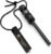 Firestarter – 3-in-1 Survival Multifunction Tool – Magnesium Fire Starter Rod, Magnetic Compass & Emergency Whistle – Ideal for Outdoor Camping & Disaster Supply Kits