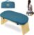 Florensi Meditation Bench – Bamboo Wood, Foldable Meditation Stool with Cushion & Travel Bag – Prayer Kneeler Chair for Yoga or Sitting