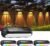 QF-226 Fence Light Solar Powered Fairy Pathway 600mAh Decorative LED Lamp for Outdoor Garden Lawn (RGB+Warm Colour,1 PCS